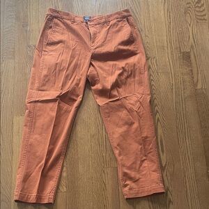 Jcrew high rise girlfriend chino Orange Pants